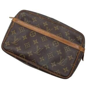 Louis Vuitton Compigne Shoulder Bag Brown